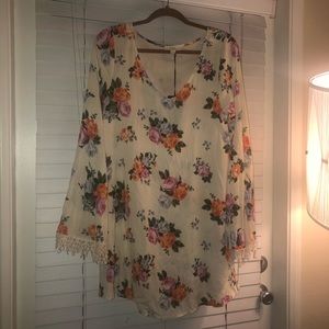 Floral design dress